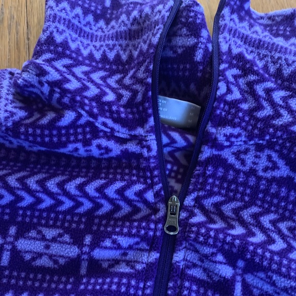 Purple Columbia fleece pullover size M - Picture 3 of 4
